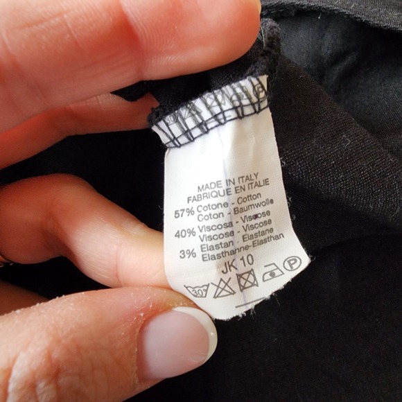 Brandy Melville Dress One Size Small Skater Black Preppy Square Neck Mini Clean - Picture 7 of 9